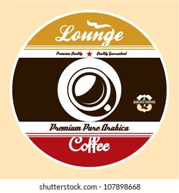 Coffee Lounge Label