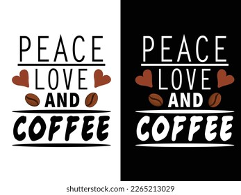 Coffee love typography t-shirt design