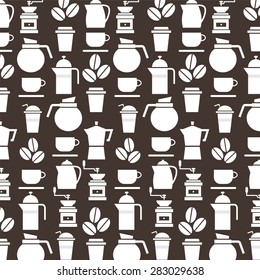 Coffee Lover Background Vector Illustration