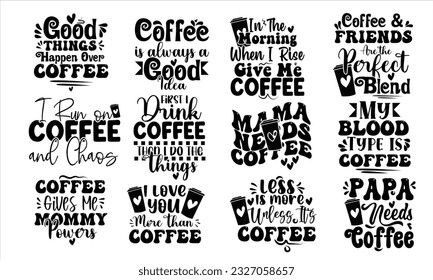 Paquete de diseño de Coffee Lover SVG