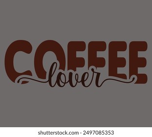 Amante Del Café Svg, Café Retro, América Café Svg, Camiseta Retro, Dice Svg, Christian Svg, Svg Divertido, Archivo Cortado, Silueta