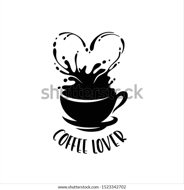 Coffee Lover Tshirt Design Hand Drawn Stock Vector (Royalty Free ...