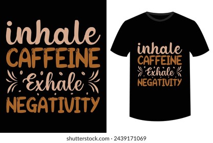 Coffee lover t-shirt design. Happiness is a cup of coffee T-shirt design apparel typography latest trendy design.