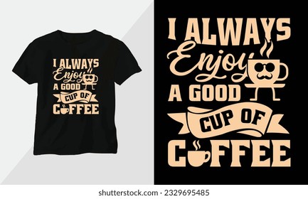 Coffee Lover Tshirt Design Template vector print ready