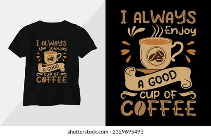 Coffee Lover Tshirt Design Template vector print ready