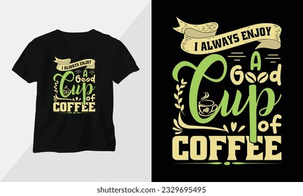 Coffee Lover Tshirt Design Template vector print ready