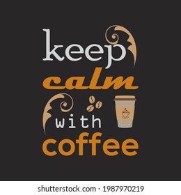 Coffee lover Typography T-Shirt Design 