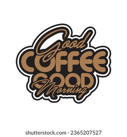Diseño de camisetas para la tipografía del amante del café