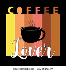 coffee lover -  typography t-shirt design