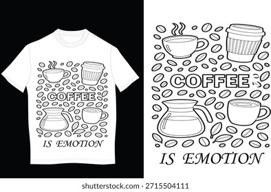 Coffee Lover Typography T-Shirt Design