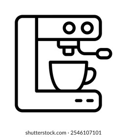 A coffee machine brewing a fresh cup of coffee