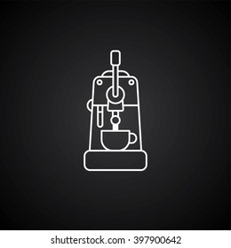 coffee machine - cartoon icon theme