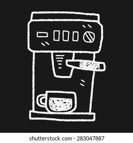 coffee machine doodle