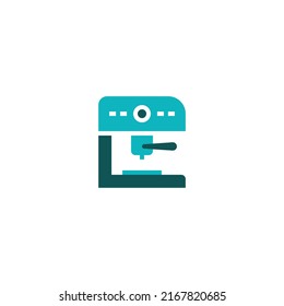 Coffee machine espresso machine line icon. linear style sign for mobile concept and web design. Outline vector icon. Symbol, logo illustration. Vector graphic