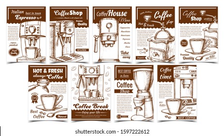 500 Coffee machine brochure Images, Stock Photos & Vectors | Shutterstock