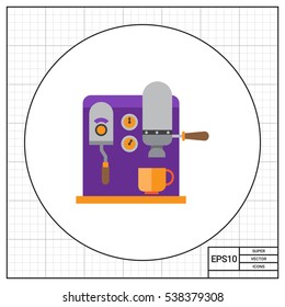 Coffee machine icon