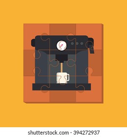 coffee machine icon design