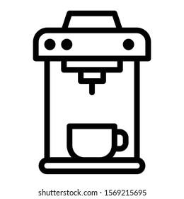 coffee machine icon glyph vector design 