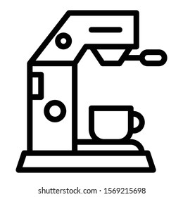 coffee machine icon glyph vector design 