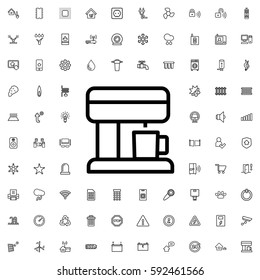 coffee machine icon illustration isolated vector sign symbol. Smart home icons vector set.