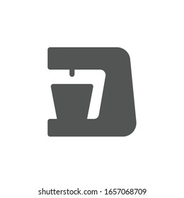 Coffee machine icon isolated on white background. Coffeemaker symbol modern, simple, vector, icon for website design, mobile app, ui. Vector Illustration