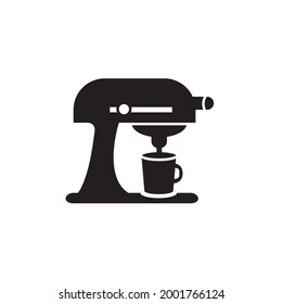 icono de máquina de café aislado en fondo blanco de la colección de cosas por internet.