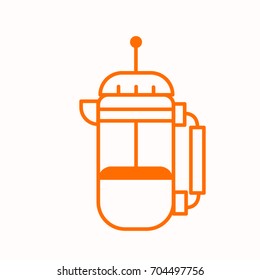 Coffee Machine Icon Line