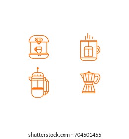 Coffee Machine Icon Line