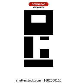 coffee machine icon or logo isolated sign symbol vector illustration - high quality black style vector icons

