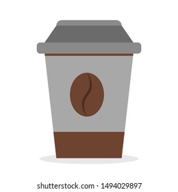 Coffee machine icon. Coffee making tool. Hot beverage, espresso drink. Symbol for cafe menu. Isolated vector illustration in flat style