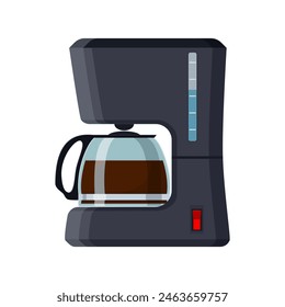 coffee machine icon. Office coffee machine isolated on white background. Vector illustration in flat style.