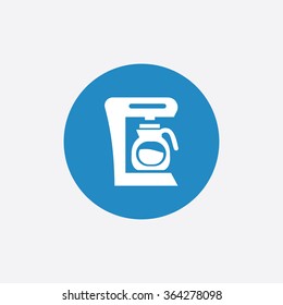 coffee machine icon, on white background