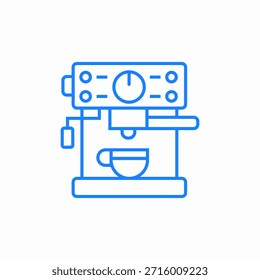 Symbol der Kaffeemaschine, Vektor
