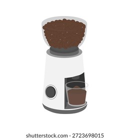 Icono de la máquina de café. Icono de la cafetera de línea fina de la colección de la cocina. Vector de contorno aislado sobre fondo blanco. 