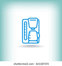  Coffee machine Icon Vector