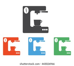 Coffee Machine icon vector