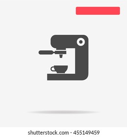 Coffee machine icon. Vector concept illustration for design.
