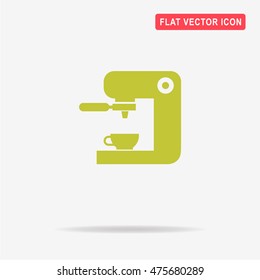 Coffee machine icon. Vector concept illustration for design.
