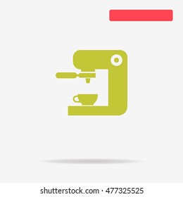 Coffee machine icon. Vector concept illustration for design.