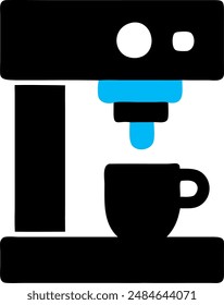coffee machine icon, vector design