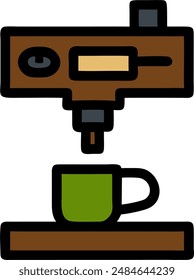 coffee machine icon, vector design