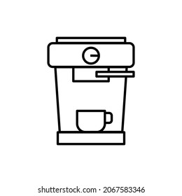 Kaffeemaschinensymbol, Vektorgrafik