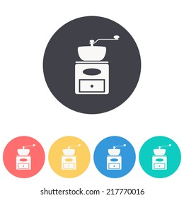 coffee machine icon , vector illustration