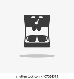 Coffee Machine Icon. Vector illustration