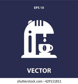 coffee machine icon. coffee machine vector illustration