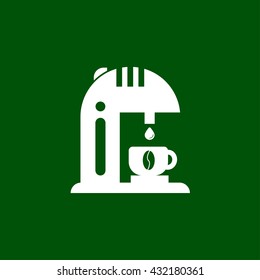 coffee machine icon. coffee machine vector illustration