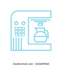 Coffee machine isolated