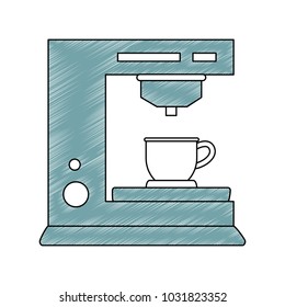 Coffee machine isolated