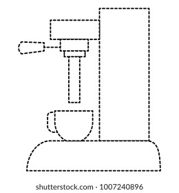 coffee machine isolated icon