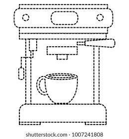 coffee machine isolated icon